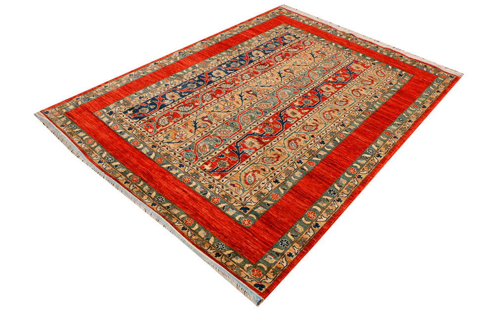 Multi Colored Shawl 5' 1 x 6' 9 - No. 38004 - ALRUG Rug Store