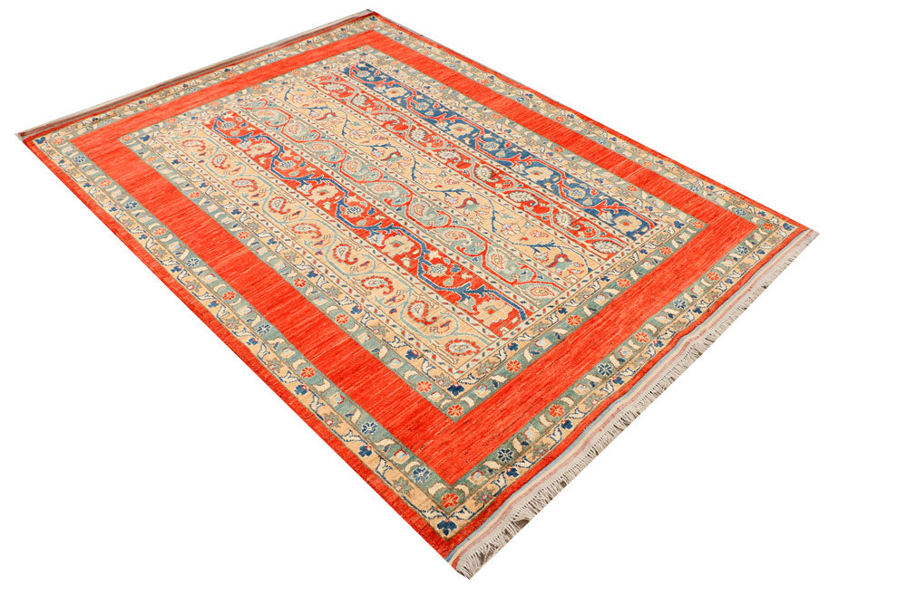 Multi Colored Shawl 5' 1 x 6' 9 - No. 38004 - ALRUG Rug Store