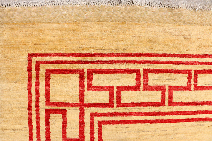 Navajo White Kargai 6' 4 x 6' 9 - No. 38005 - ALRUG Rug Store