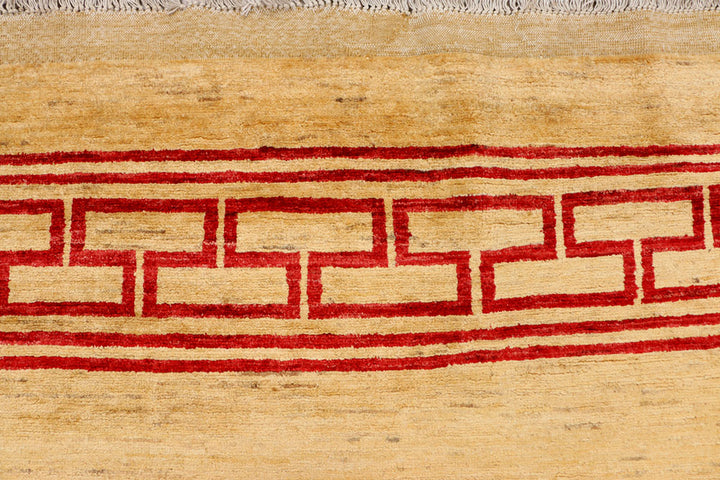 Navajo White Kargai 6' 4 x 6' 9 - No. 38005 - ALRUG Rug Store