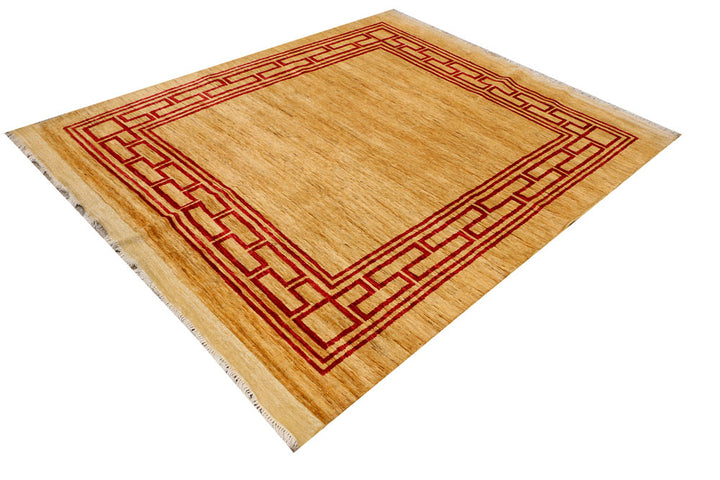 Navajo White Kargai 6' 4 x 6' 9 - No. 38005 - ALRUG Rug Store