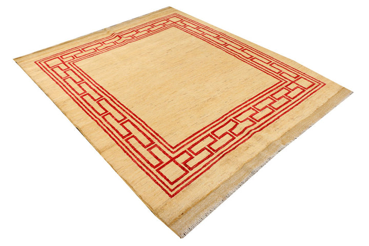 Navajo White Kargai 6' 4 x 6' 9 - No. 38005 - ALRUG Rug Store