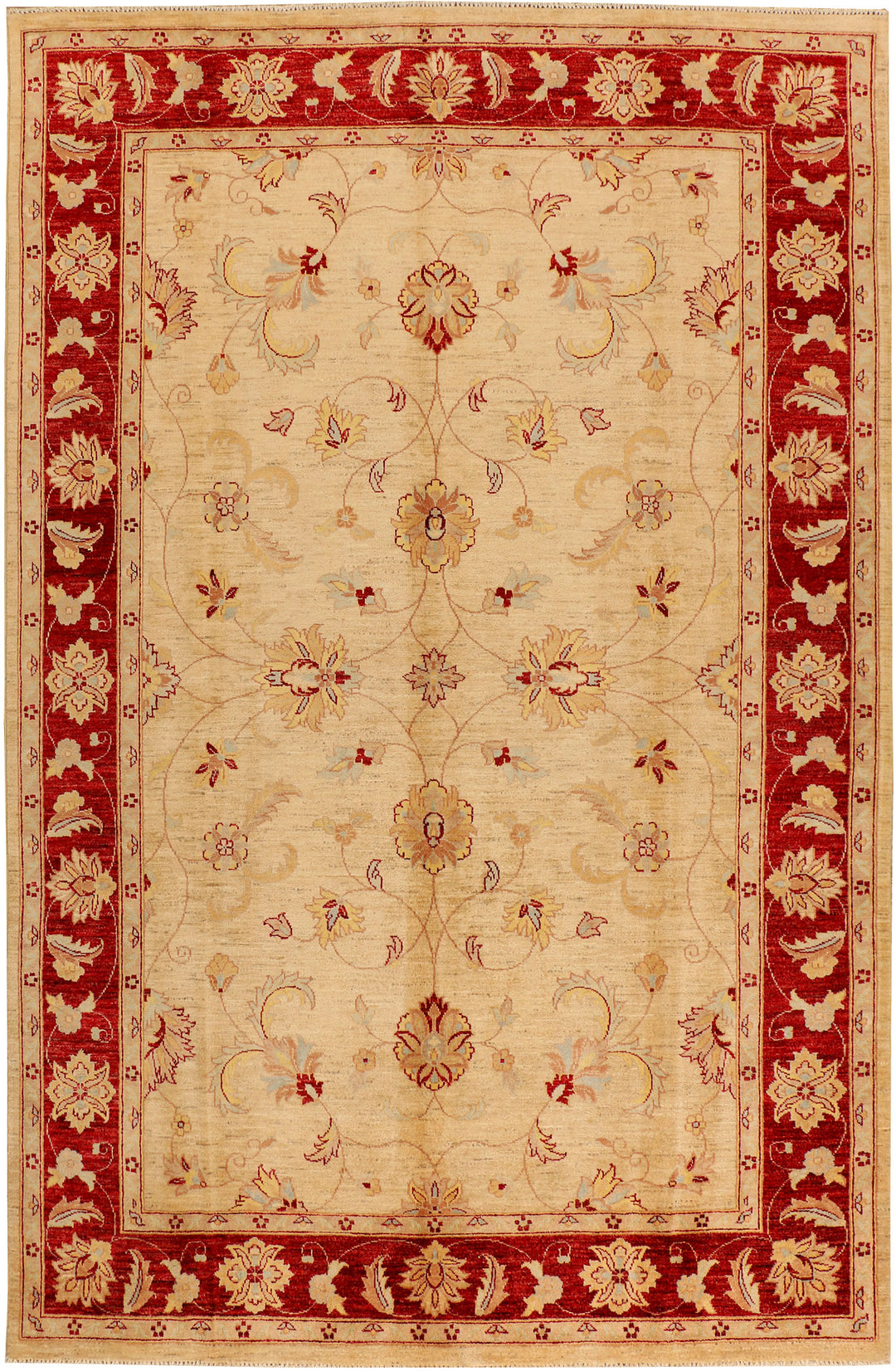 Navajo White Ziegler 6' 7 x 10' 2 - No. 38017 - ALRUG Rug Store