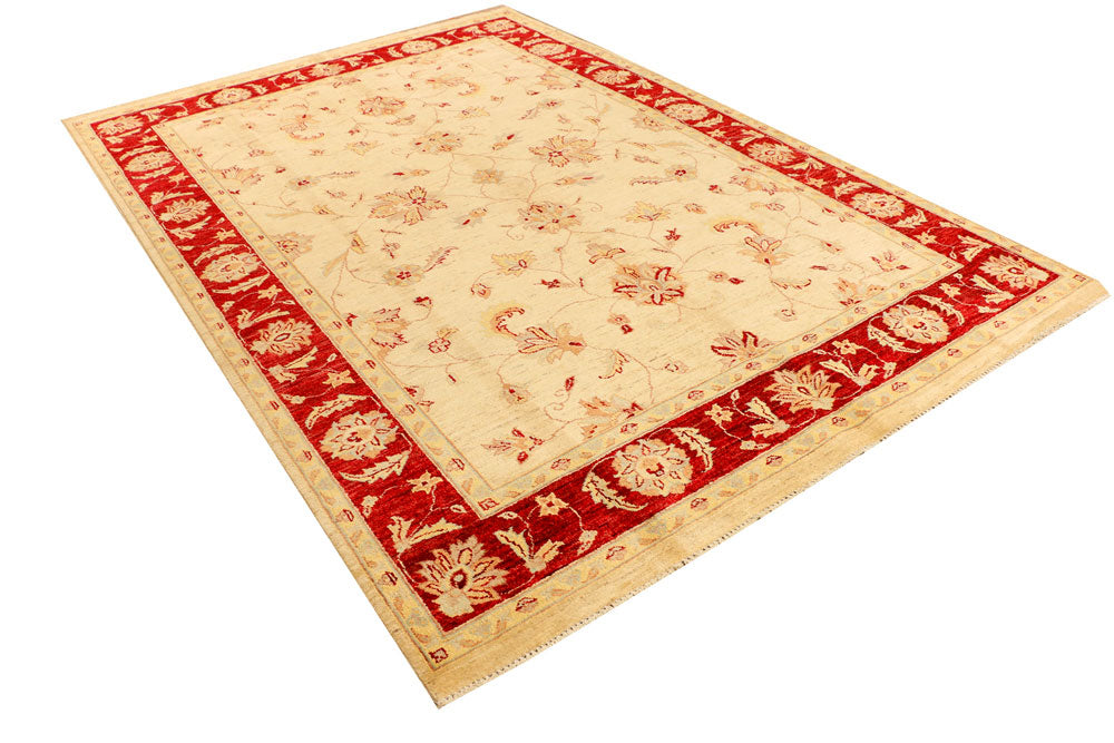 Navajo White Ziegler 6' 6 x 9' 5 - No. 38018 - ALRUG Rug Store