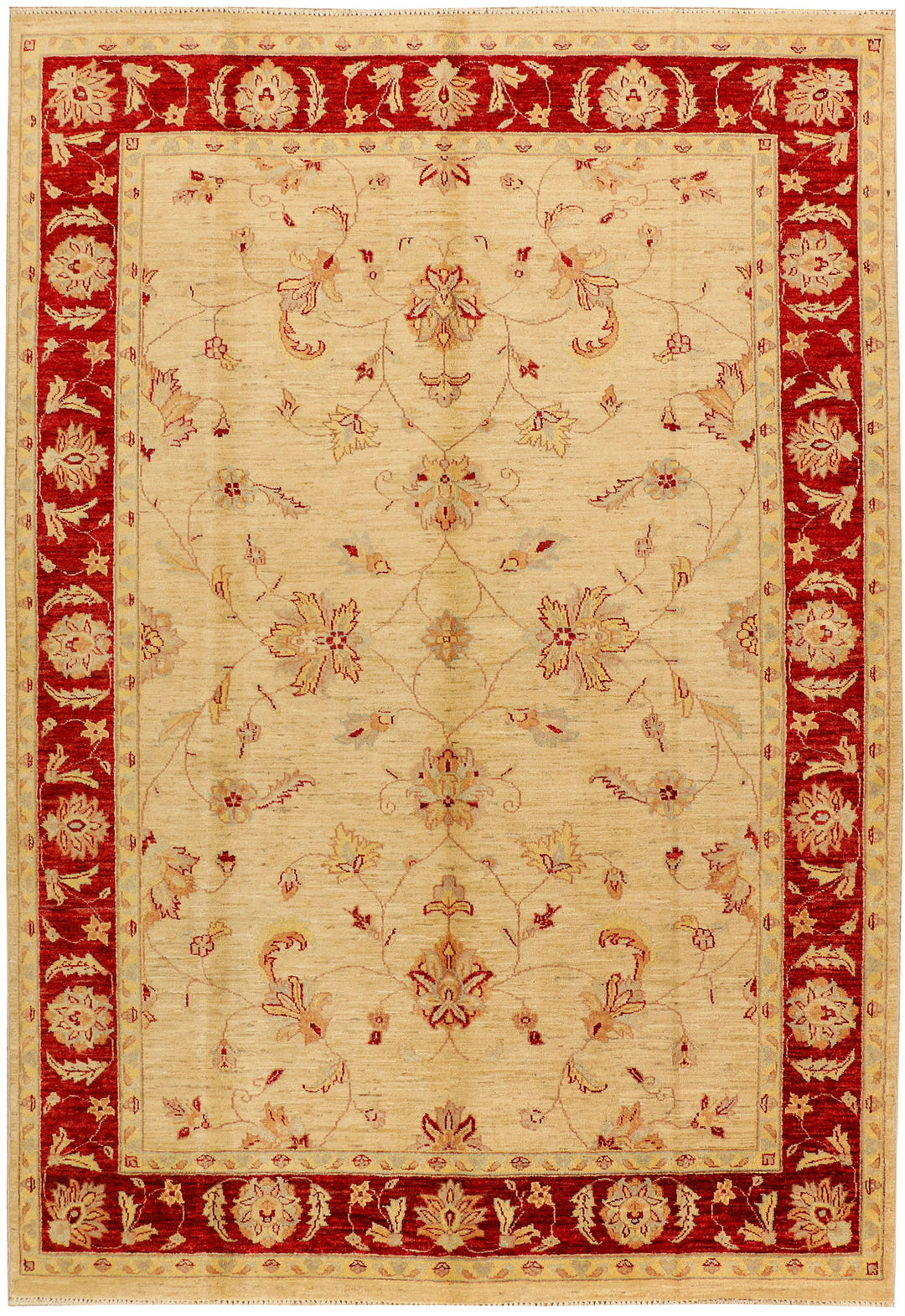 Navajo White Ziegler 6' 6 x 9' 5 - No. 38018 - ALRUG Rug Store