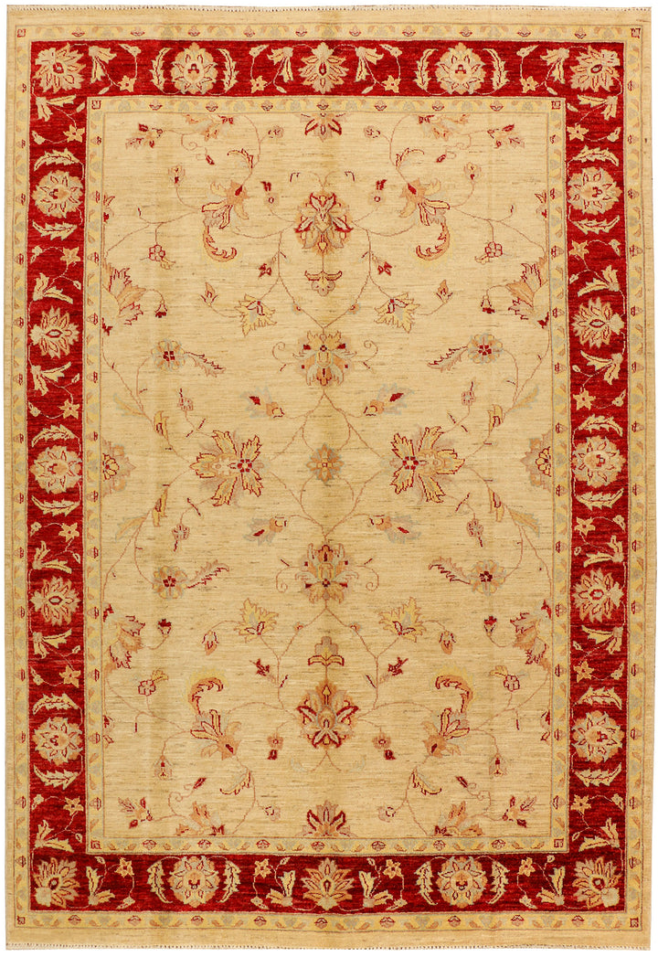 Navajo White Ziegler 6' 6 x 9' 5 - No. 38018 - ALRUG Rug Store