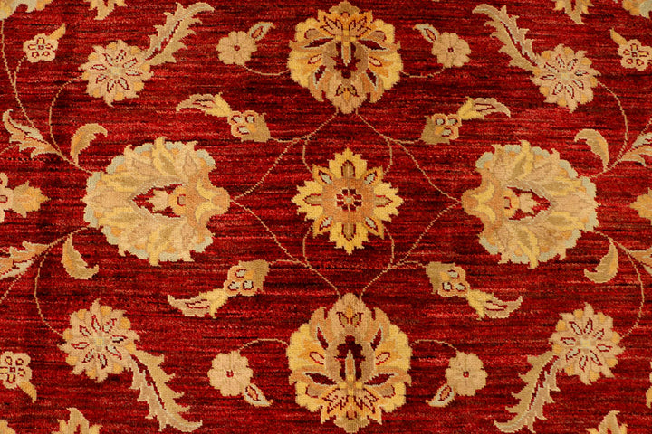 Firebrick Oushak 6' 7 x 10' 2 - No. 38019 - ALRUG Rug Store