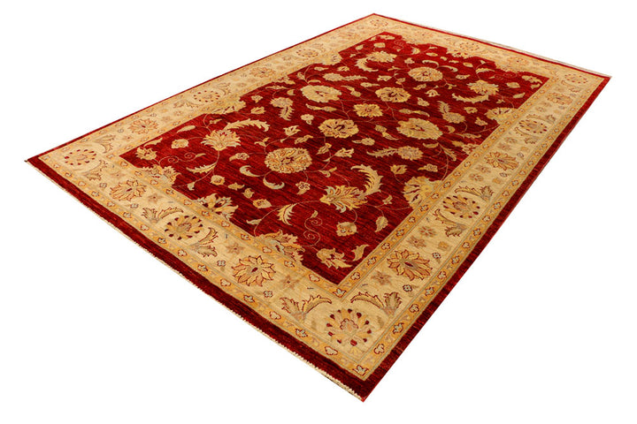 Firebrick Oushak 6' 7 x 10' 2 - No. 38019 - ALRUG Rug Store