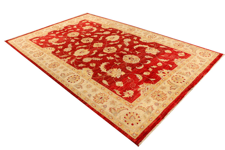 Firebrick Oushak 6' 7 x 10' 2 - No. 38019 - ALRUG Rug Store