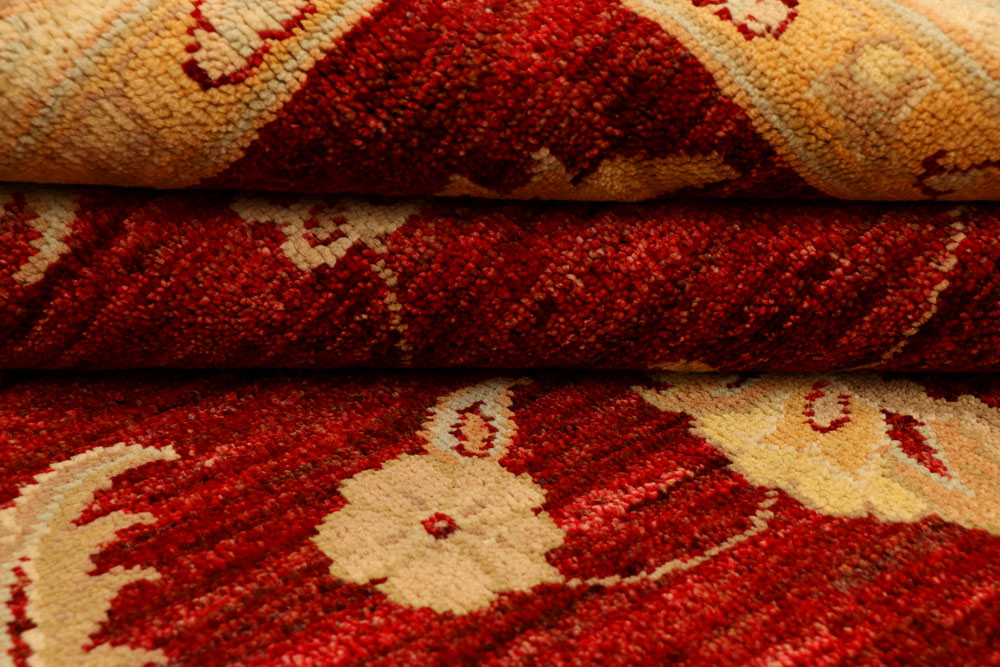 Firebrick Oushak 6' 7 x 10' 2 - No. 38019 - ALRUG Rug Store