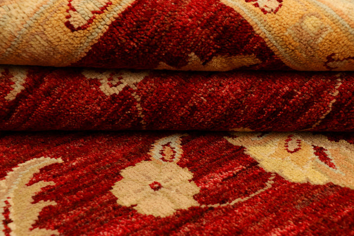 Firebrick Oushak 6' 7 x 10' 2 - No. 38019 - ALRUG Rug Store