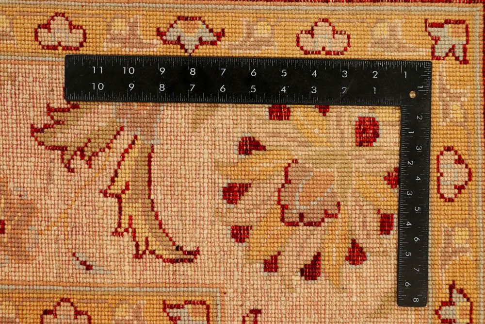 Firebrick Oushak 6' 7 x 10' 2 - No. 38019 - ALRUG Rug Store