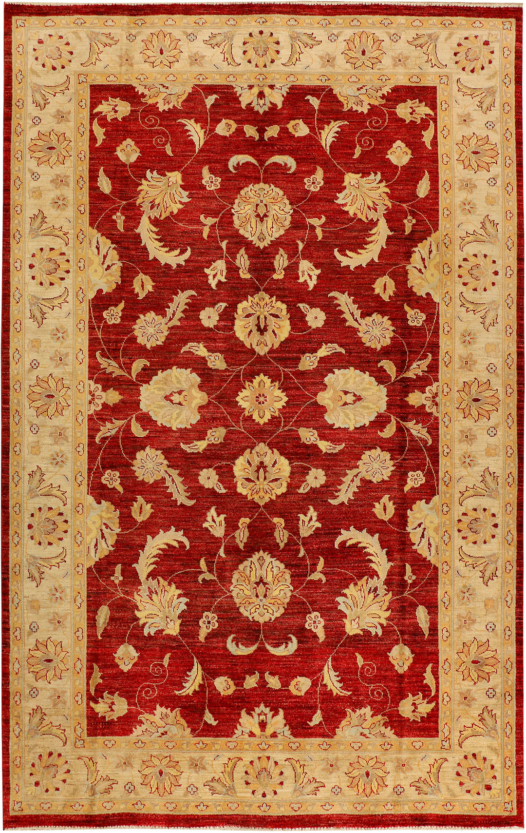 Firebrick Oushak 6' 7 x 10' 2 - No. 38019 - ALRUG Rug Store