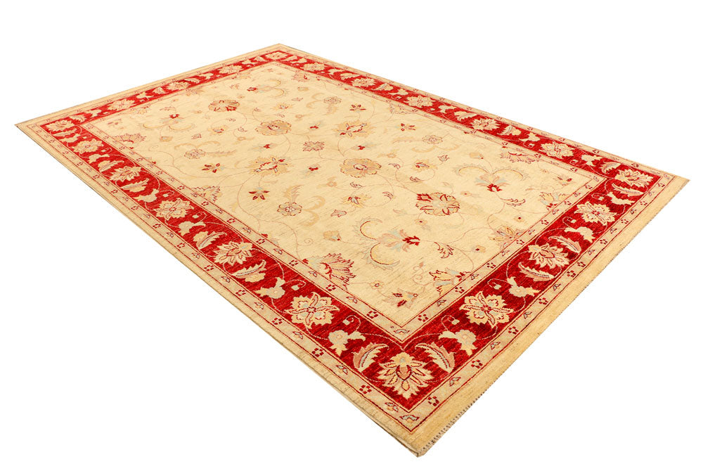 Navajo White Ziegler 6' 7 x 10' - No. 38020 - ALRUG Rug Store