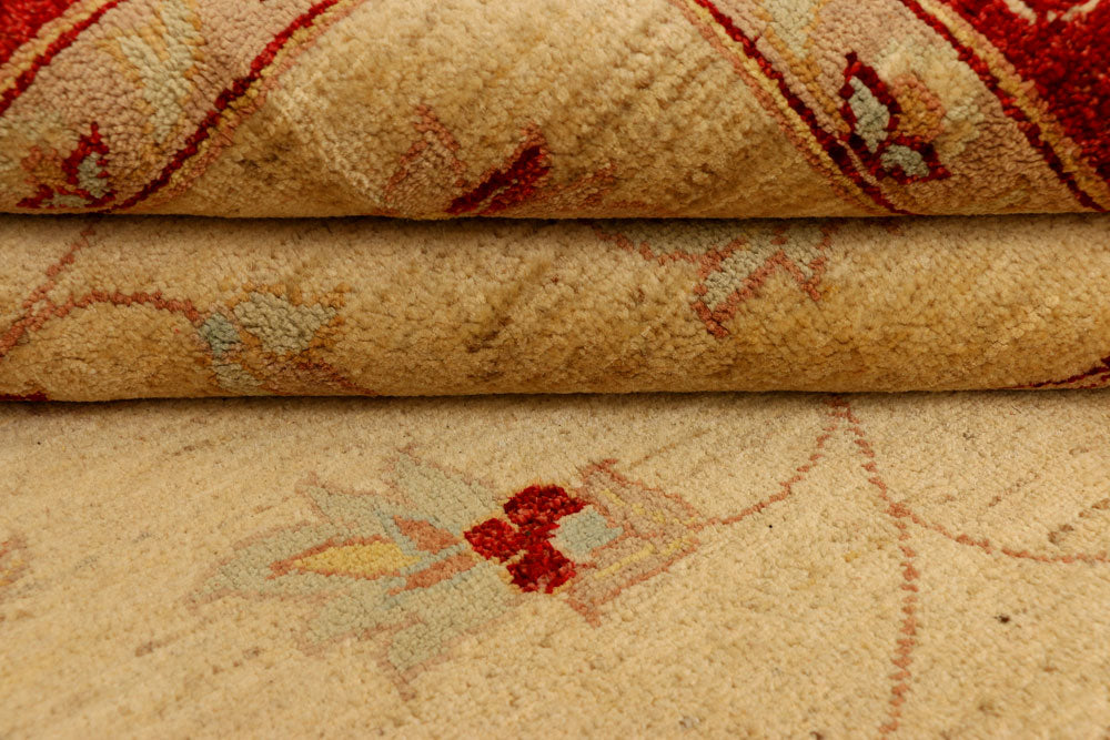 Navajo White Ziegler 6' 7 x 10' - No. 38020 - ALRUG Rug Store