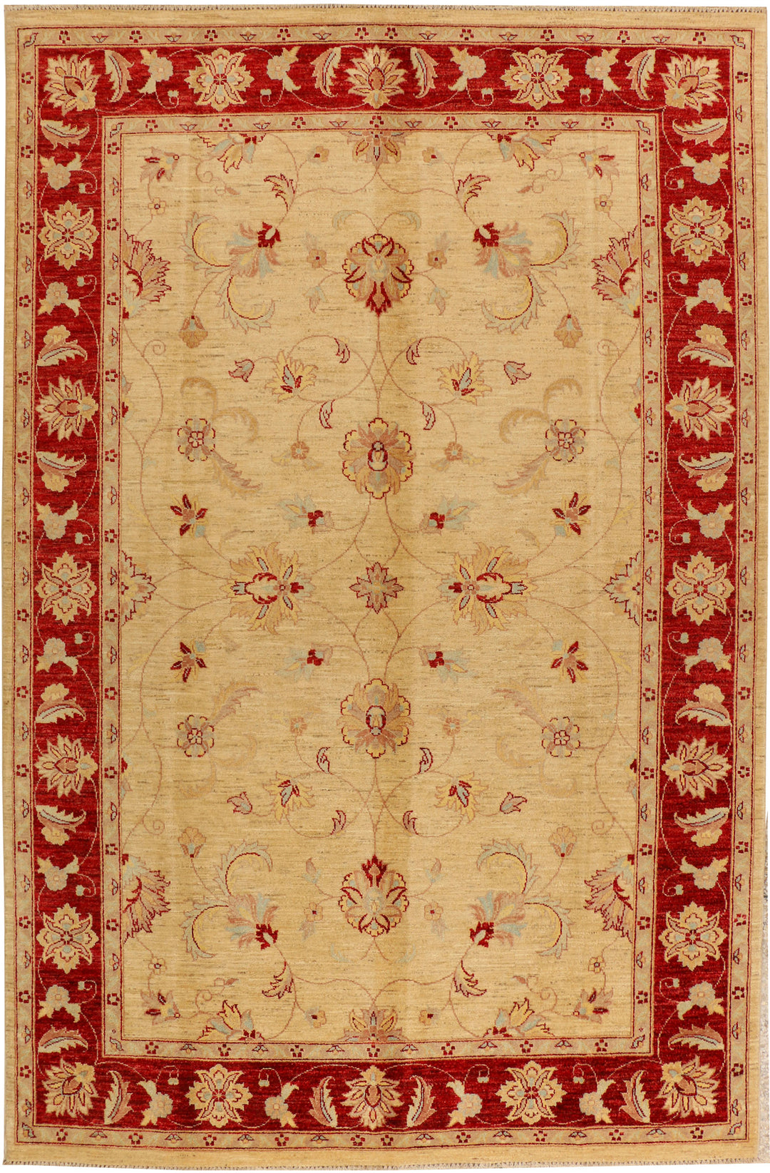 Navajo White Ziegler 6' 7 x 10' - No. 38020 - ALRUG Rug Store