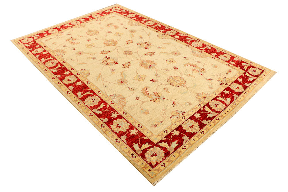 Navajo White Ziegler 5' 6 x 8' 3 - No. 38021 - ALRUG Rug Store