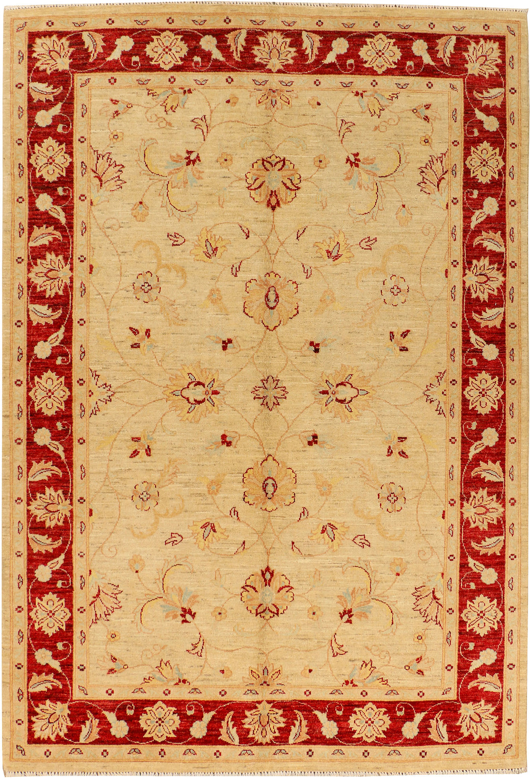 Navajo White Ziegler 5' 5 x 8' 2 - No. 38032 - ALRUG Rug Store