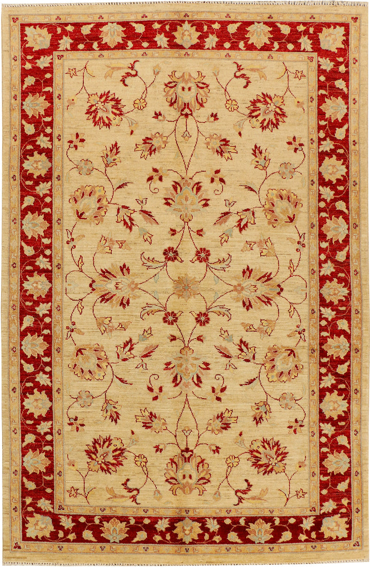 Navajo White Ziegler 5' 1 x 8' - No. 38034 - ALRUG Rug Store
