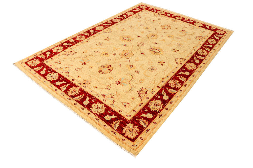 Navajo White Ziegler 5' 8 x 8' 1 - No. 38038 - ALRUG Rug Store