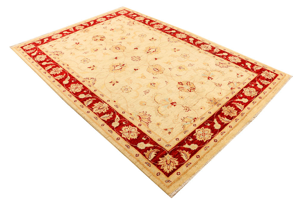 Navajo White Ziegler 5' 8 x 8' 1 - No. 38038 - ALRUG Rug Store