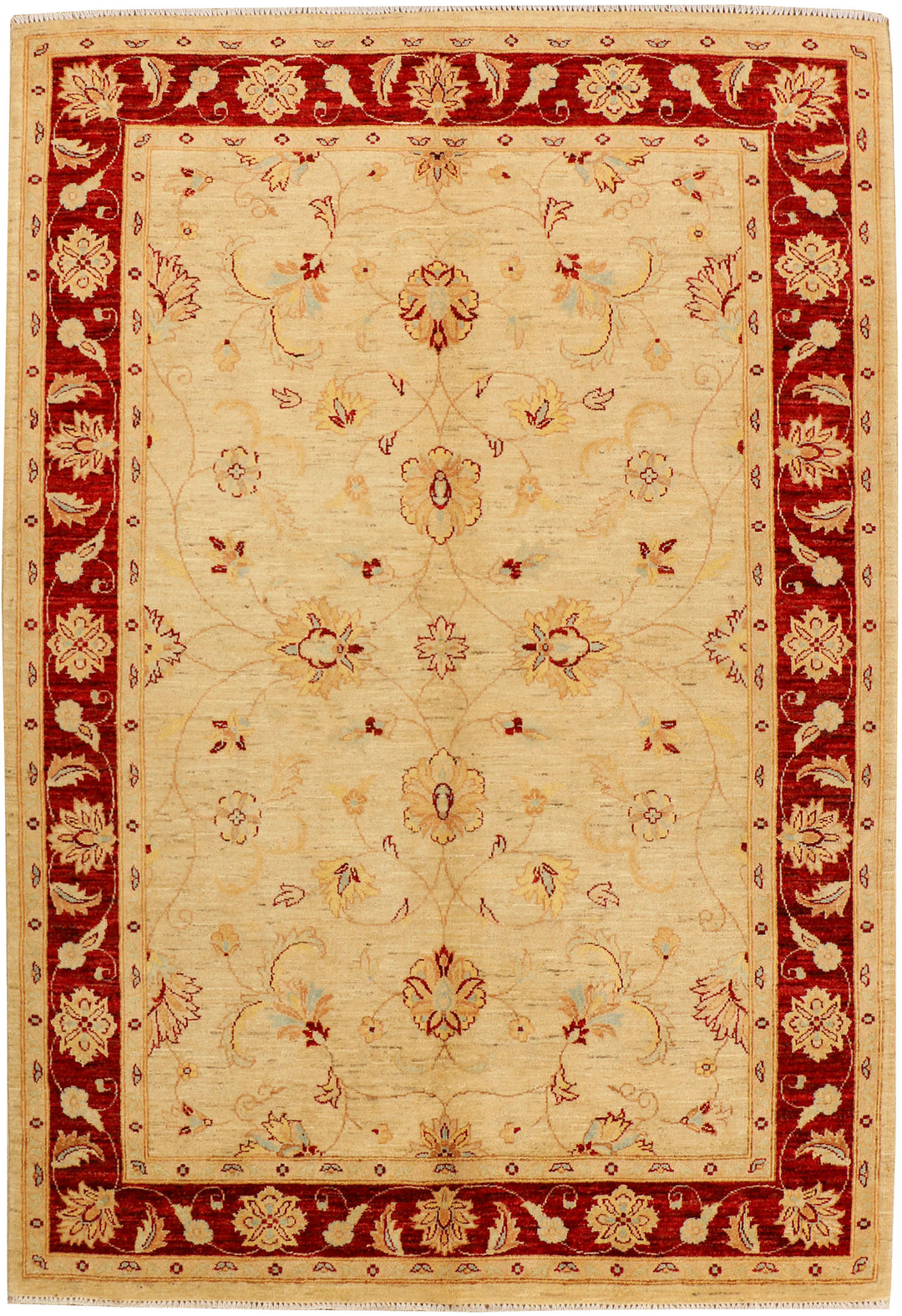 Navajo White Ziegler 5' 8 x 8' 1 - No. 38038 - ALRUG Rug Store