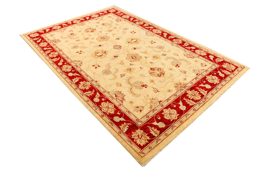 Navajo White Ziegler 5' 6 x 8' 2 - No. 38039 - ALRUG Rug Store