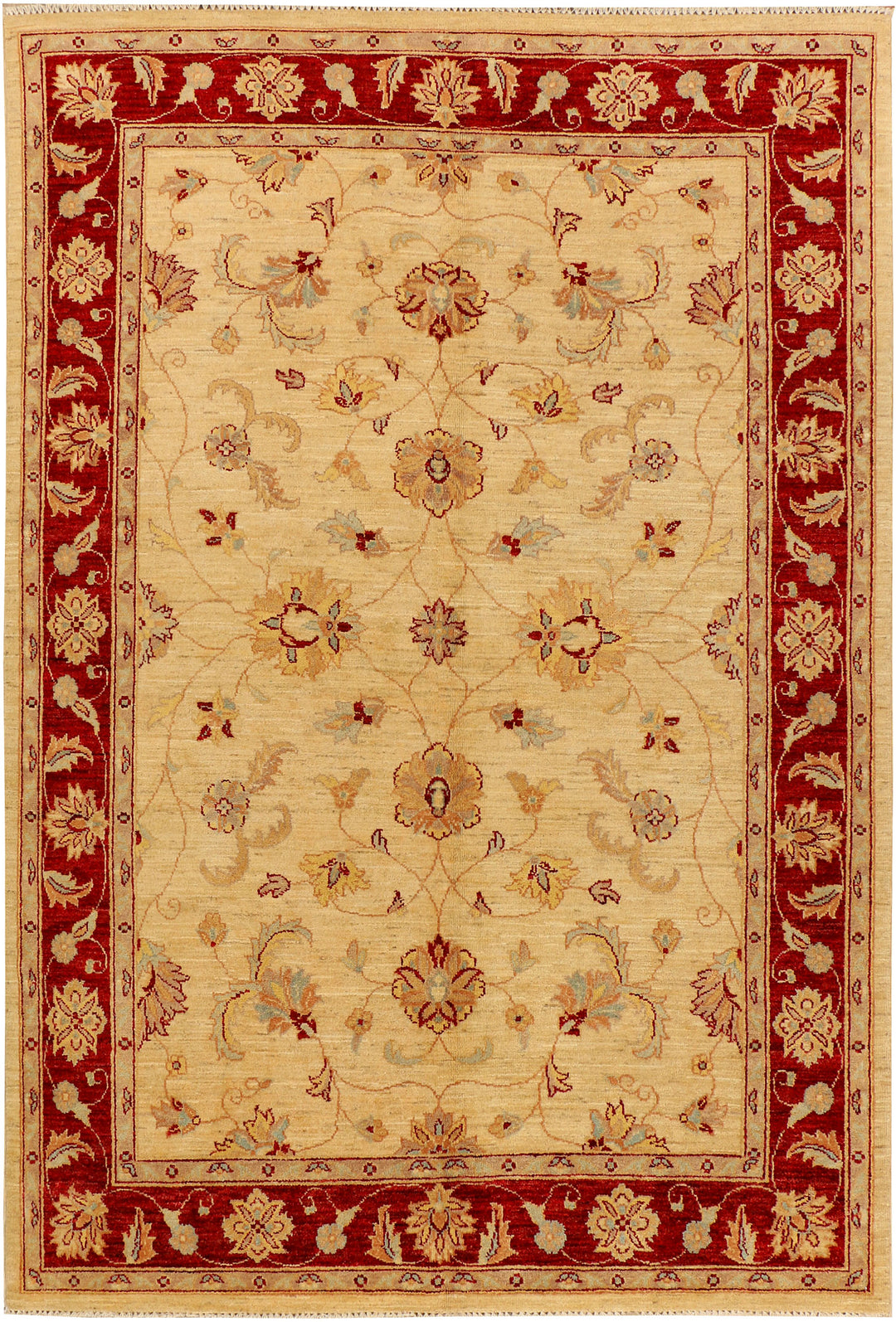 Navajo White Ziegler 5' 6 x 8' 2 - No. 38039 - ALRUG Rug Store