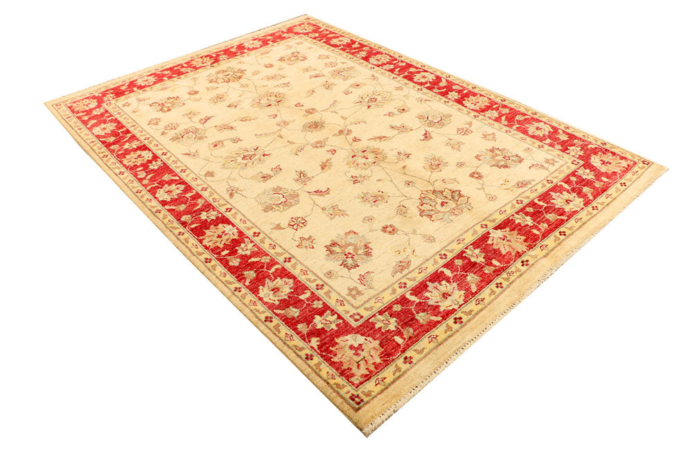 Navajo White Ziegler 5' 7 x 7' 8 - No. 38040 - ALRUG Rug Store