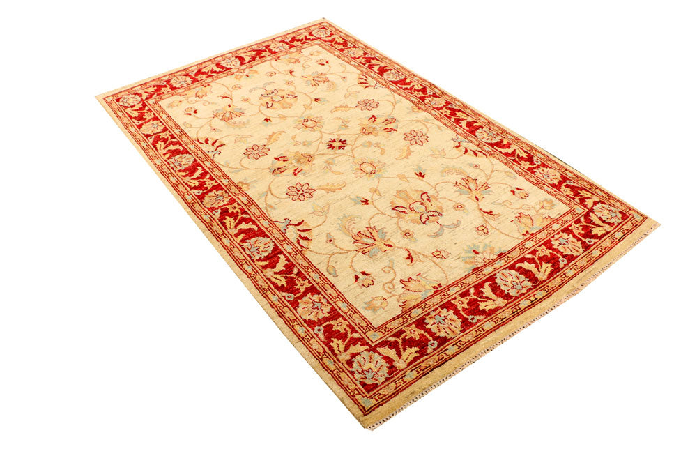 Navajo White Ziegler 3' 11 x 6' 3 - No. 38046 - ALRUG Rug Store