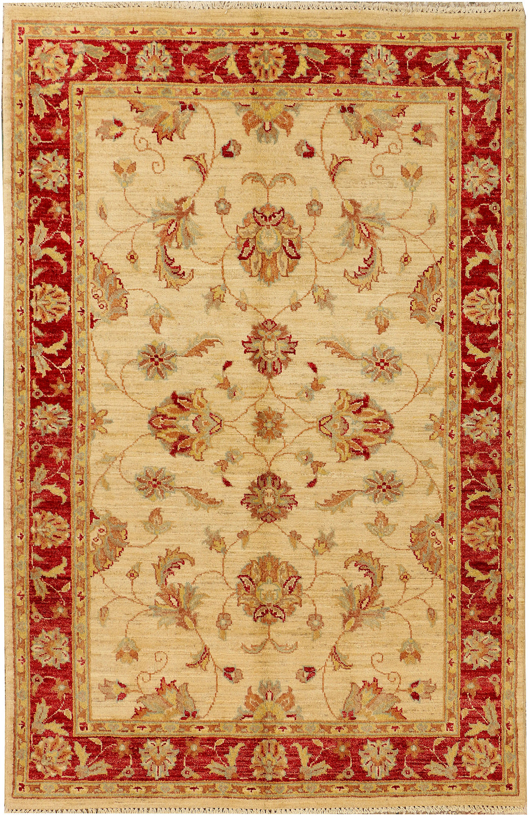 Navajo White Ziegler 4' x 6' 2 - No. 38047 - ALRUG Rug Store