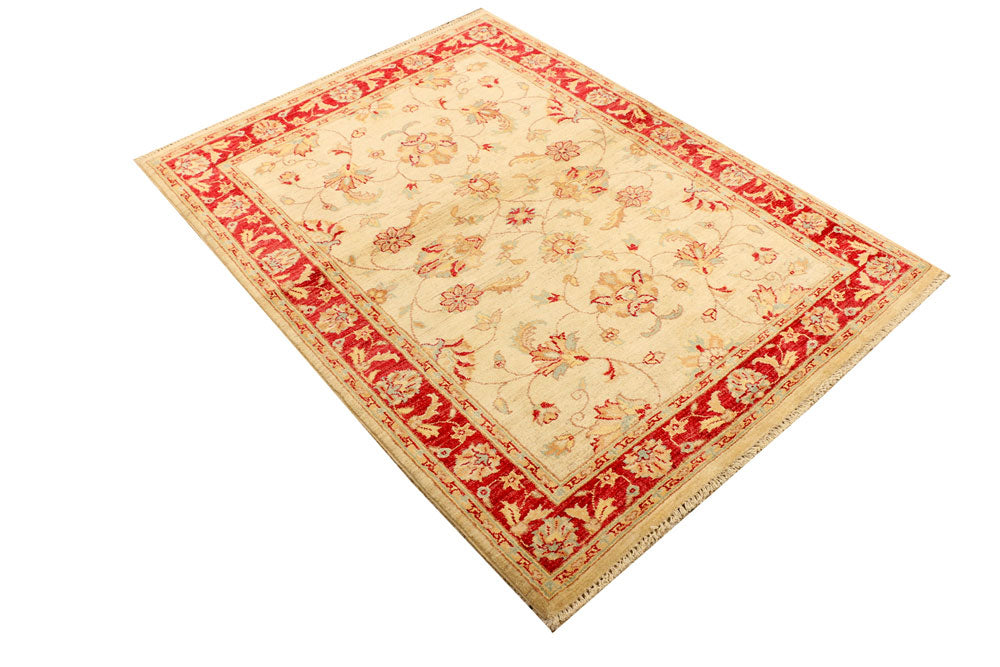 Navajo White Ziegler 4' x 5' 5 - No. 38048 - ALRUG Rug Store