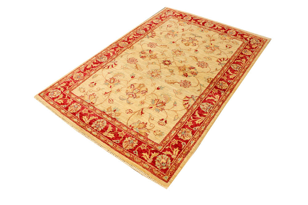 Navajo White Ziegler 4' x 6' - No. 38052 - ALRUG Rug Store