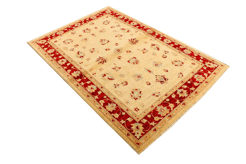 Navajo White Ziegler 4' 1 x 6' - No. 38054 - ALRUG Rug Store