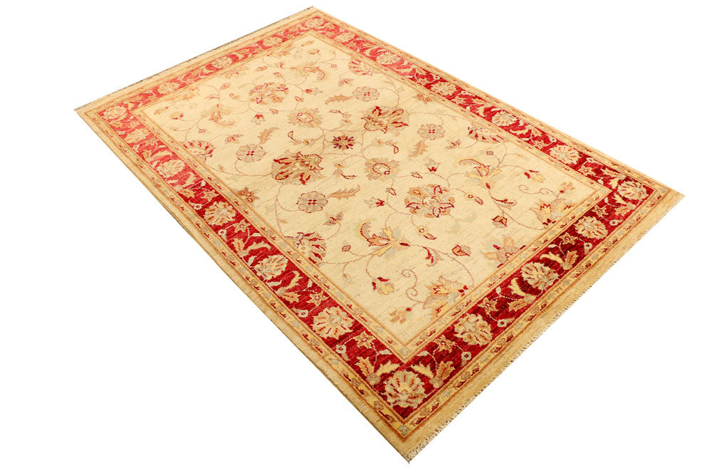 Navajo White Ziegler 4' x 6' 2 - No. 38055 - ALRUG Rug Store