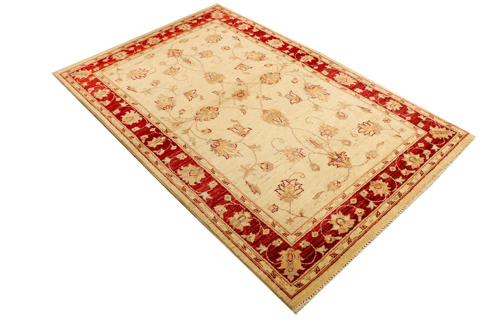 Navajo White Ziegler 4' 1 x 6' 3 - No. 38056 - ALRUG Rug Store