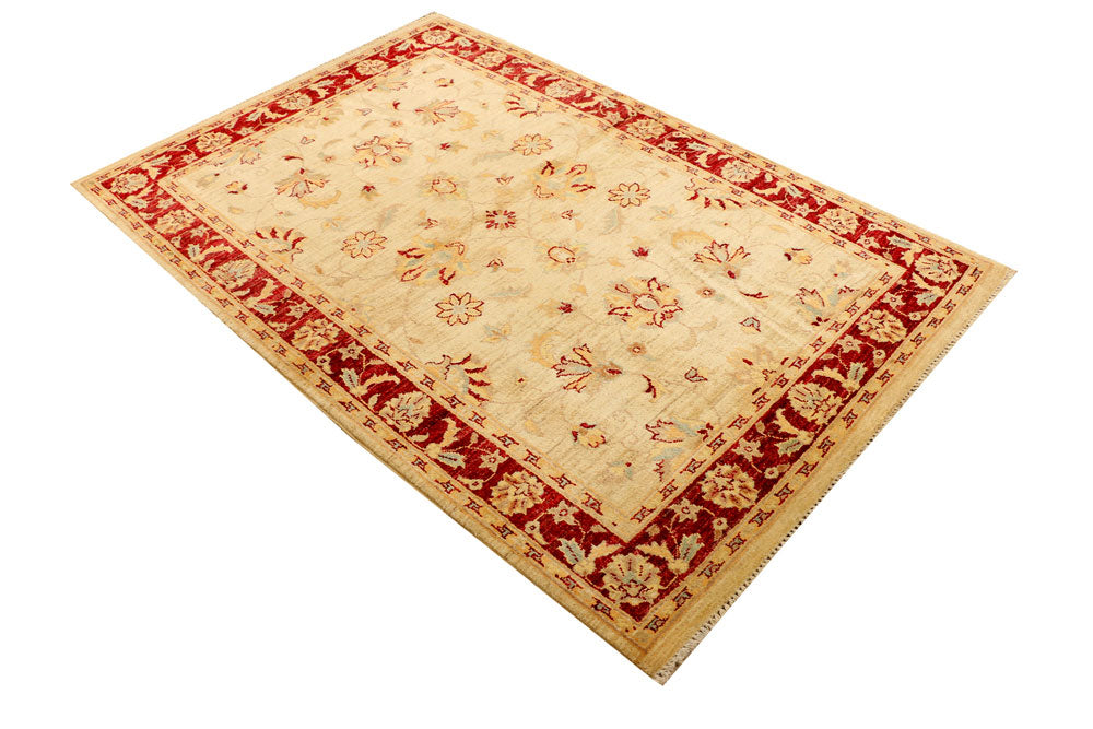 Navajo White Ziegler 4' 2 x 6' 2 - No. 38057 - ALRUG Rug Store