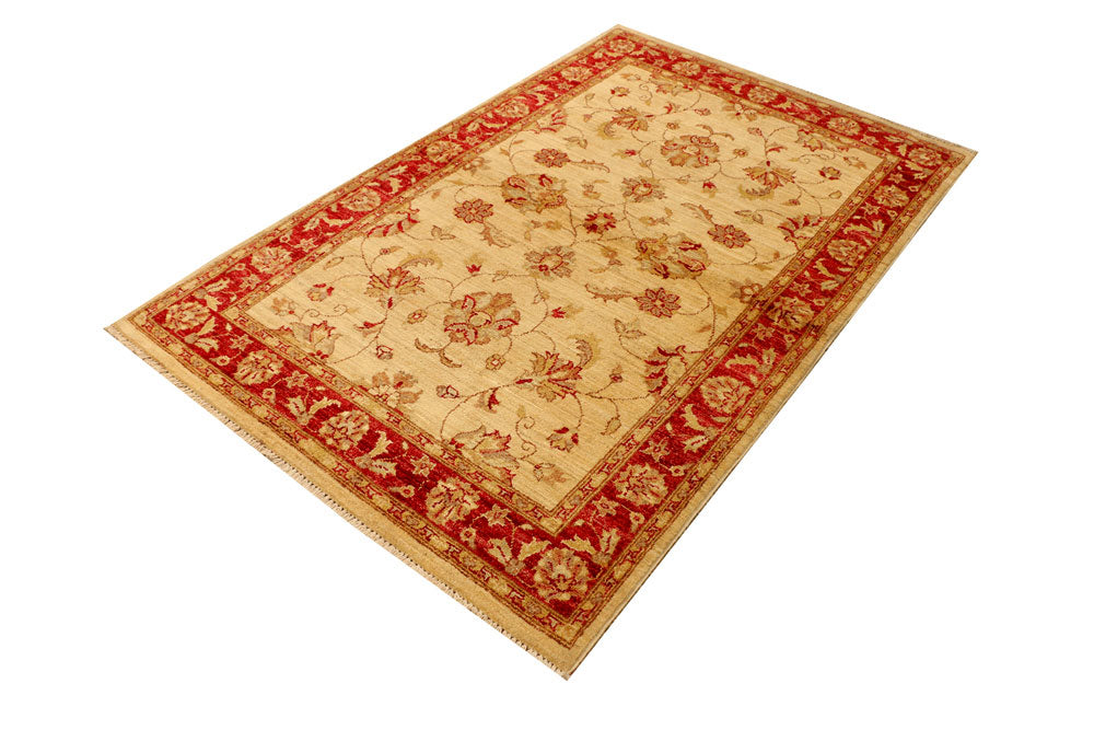 Navajo White Ziegler 4' 2 x 6' 3 - No. 38061 - ALRUG Rug Store