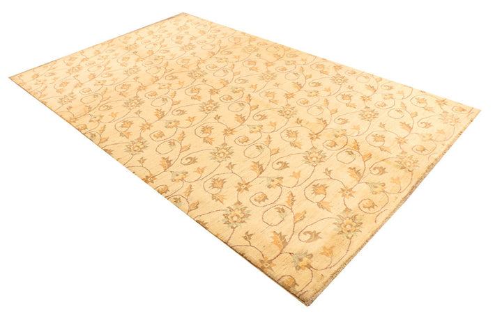 Navajo White Ikat 5' 11 x 9' 6 - No. 38077 - ALRUG Rug Store