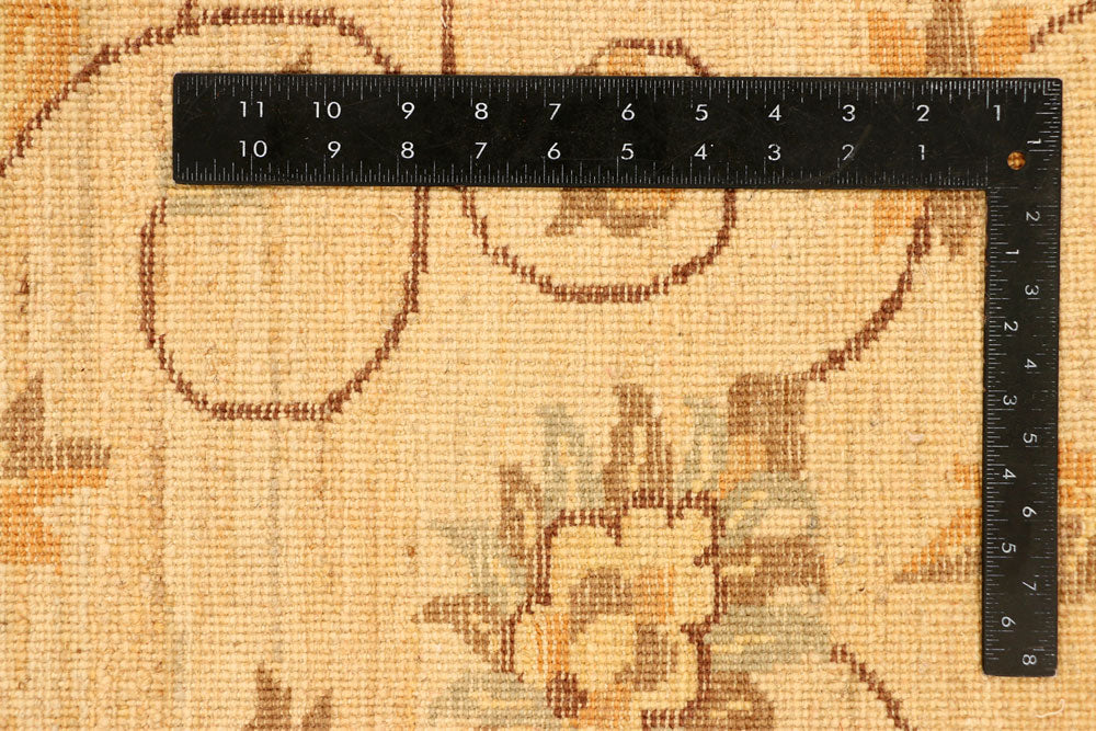 Navajo White Ikat 5' 11 x 9' 6 - No. 38077 - ALRUG Rug Store