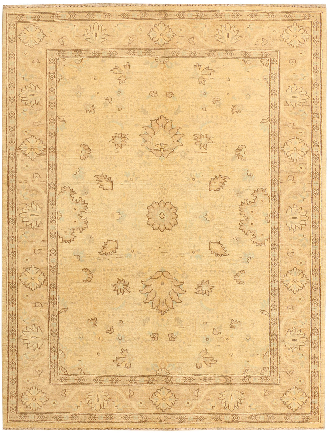 Wheat Ziegler 4' 11 x 6' 7 - No. 38082 - ALRUG Rug Store