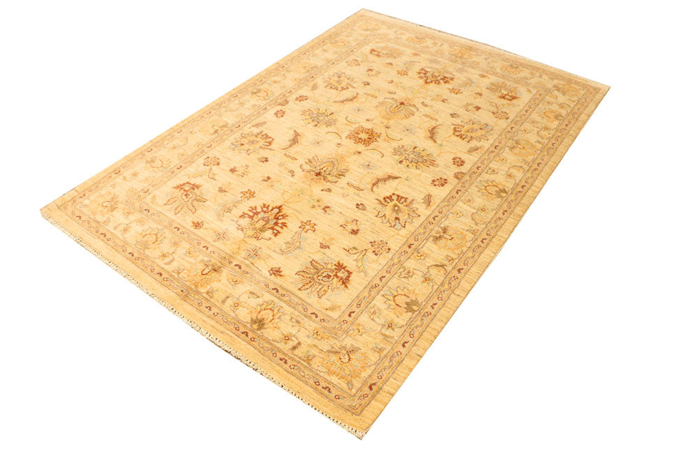 Navajo White Ziegler 4' 6 x 6' 8 - No. 38083 - ALRUG Rug Store