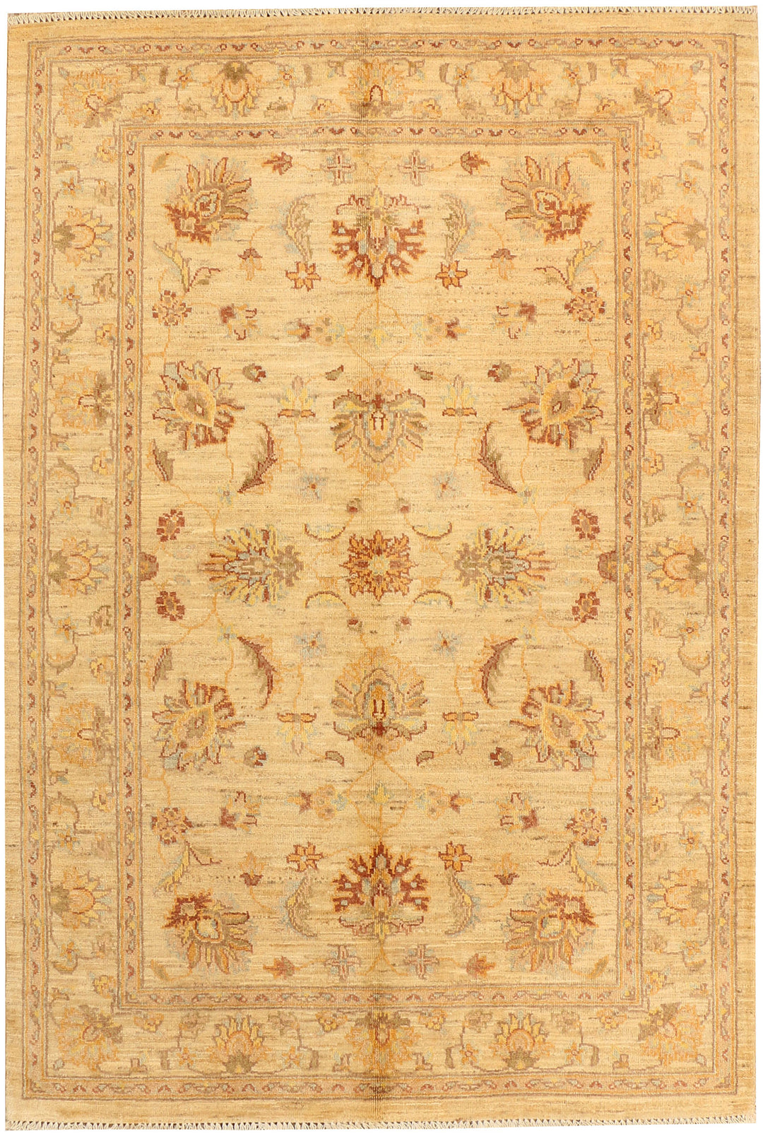 Navajo White Ziegler 4' 6 x 6' 8 - No. 38083 - ALRUG Rug Store