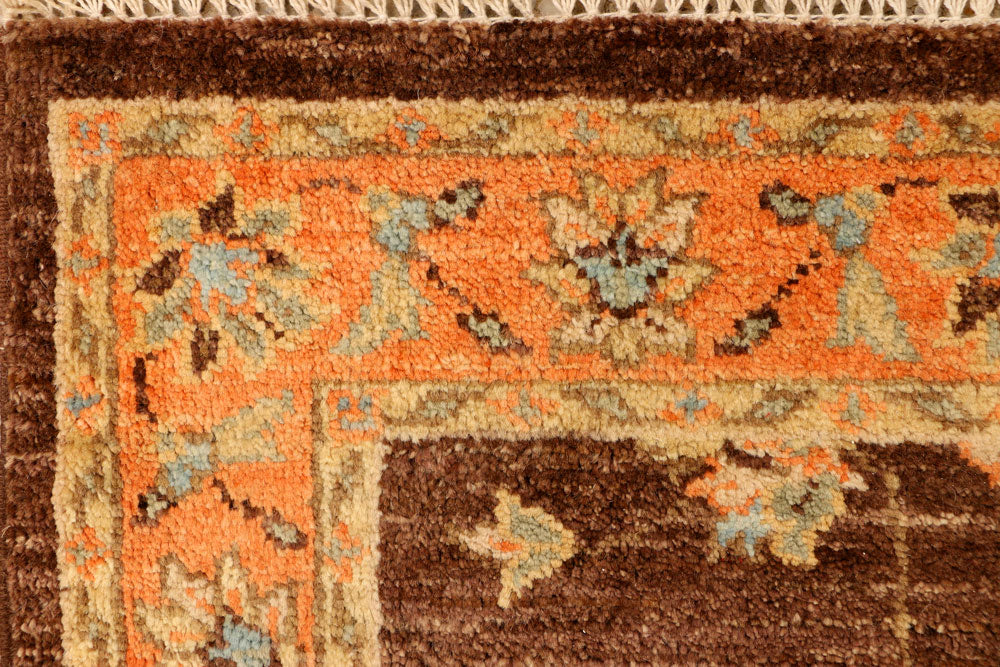 Saddle Brown Ziegler 2' 4 x 4' 6 - No. 38104 - ALRUG Rug Store