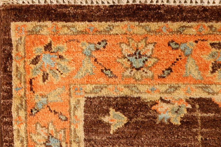 Saddle Brown Ziegler 2' 4 x 4' 6 - No. 38104 - ALRUG Rug Store
