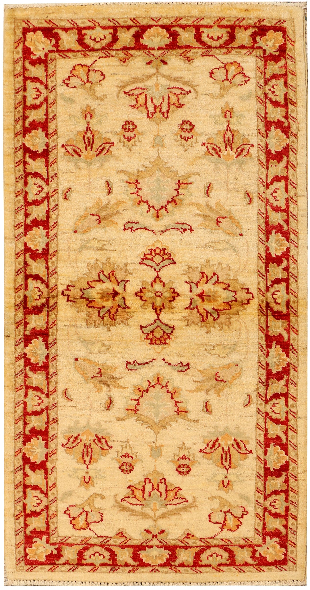 Navajo White Ziegler 2' 4 x 4' 6 - No. 38124 - ALRUG Rug Store
