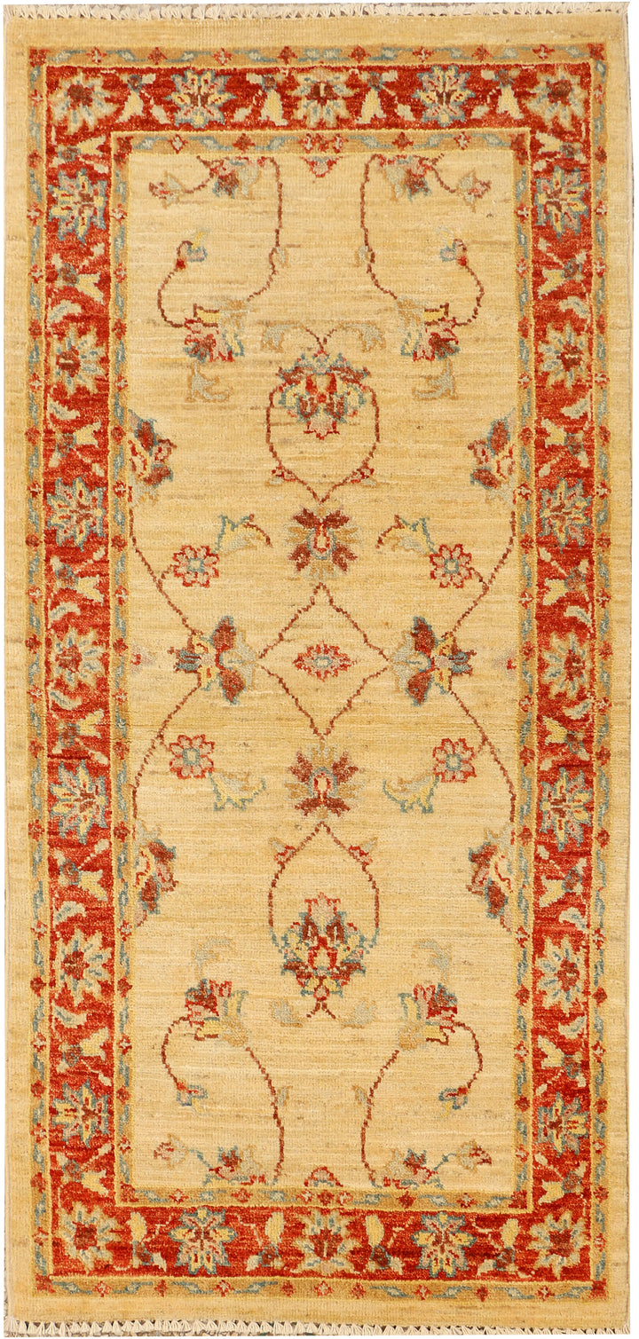 Navajo White Ziegler 2' 4 x 4' 9 - No. 38125 - ALRUG Rug Store