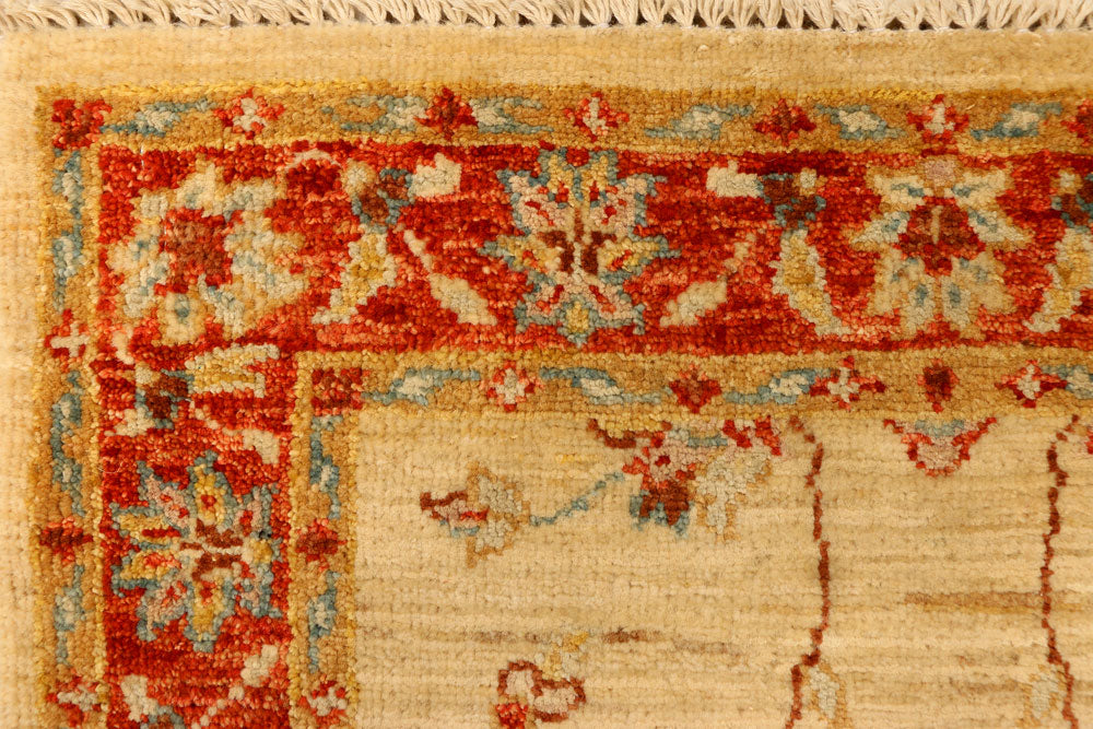 Navajo White Ziegler 2' 4 x 4' 7 - No. 38140 - ALRUG Rug Store