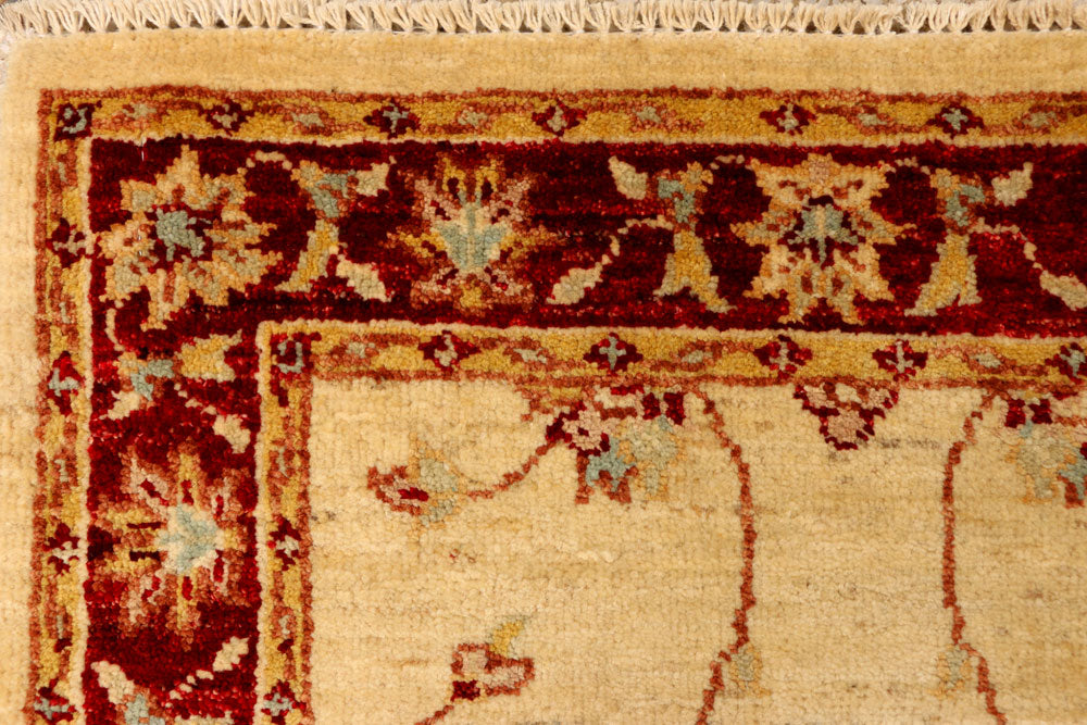 Navajo White Ziegler 2' 4 x 4' 8 - No. 38146 - ALRUG Rug Store