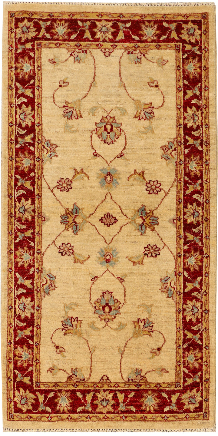 Navajo White Ziegler 2' 4 x 4' 8 - No. 38146 - ALRUG Rug Store